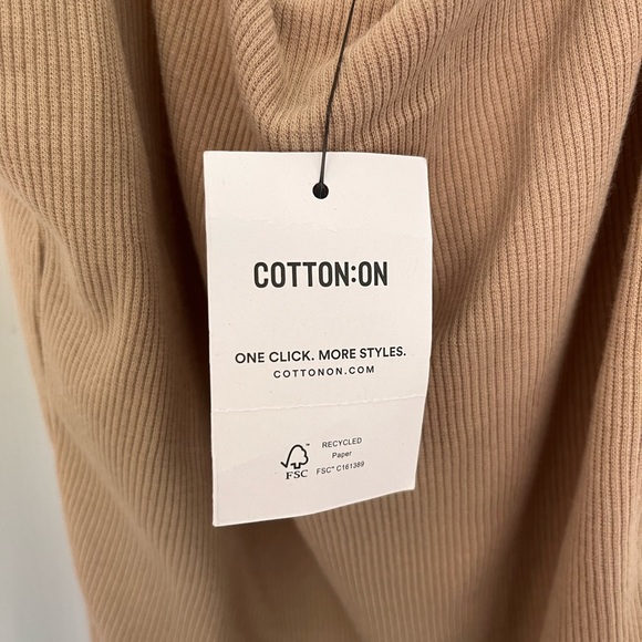 cotton on ribbed dress - Picture 4 of 4